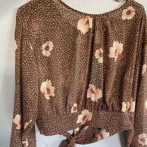 Floral Long Sleeve Blouse